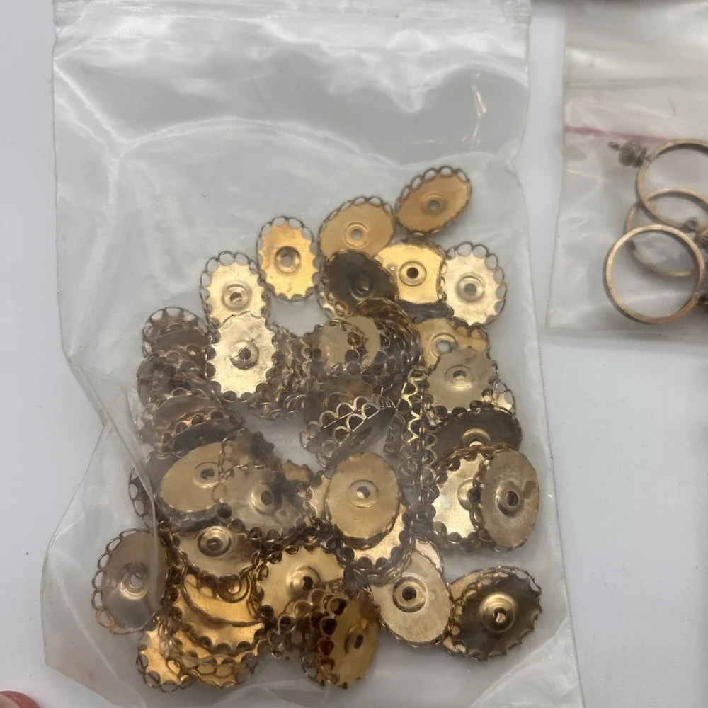 Vintage Jewelry Making A Lot/Supplies Over 75 Items